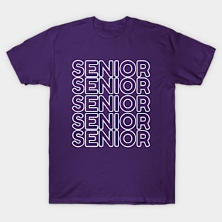 funny senior 2024 vintage retro style class of 2024 graduation T-Shirt